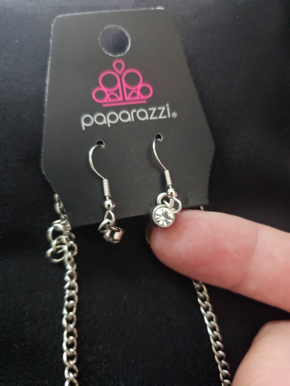 NWT Paparazzi Multi-Stone Statement Necklace & Earrings Set - Picture 2 of 3